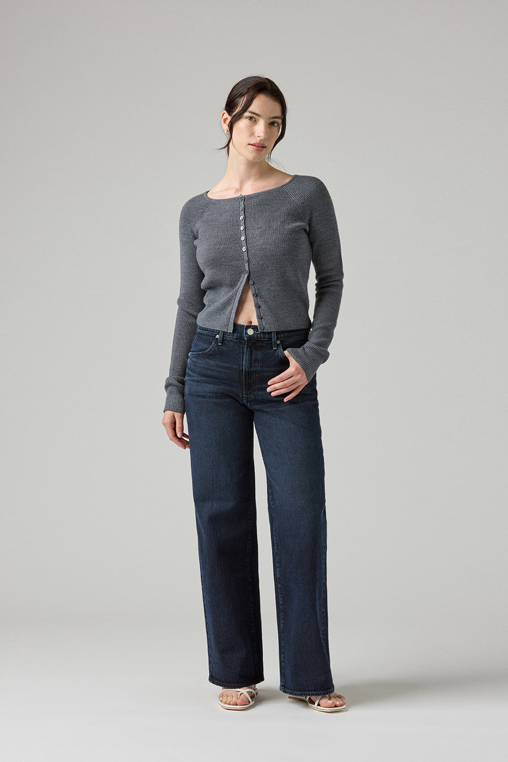 The Hermosa Wide Denim  |  Nightfall