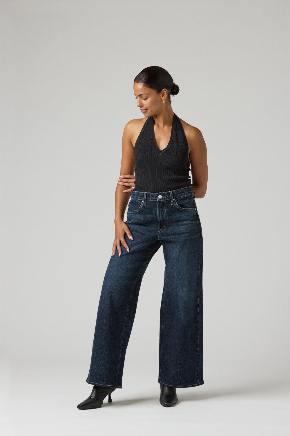 The Hermosa Wide Denim  |  Nightfall