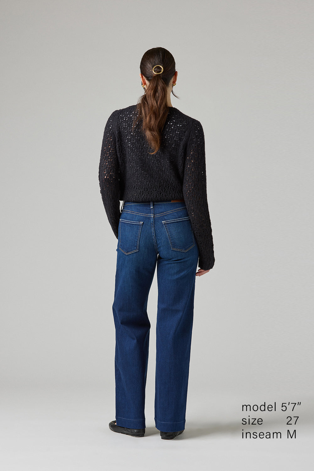 The Malibu Wide Denim  |  Deep Sapphire