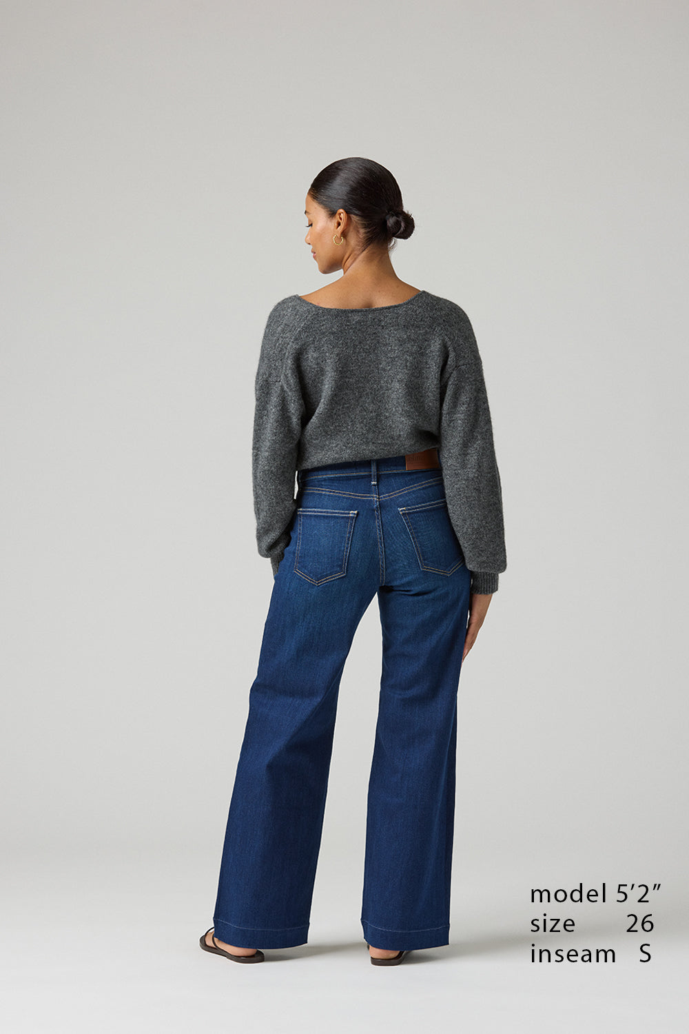 The Malibu Wide Denim  |  Deep Sapphire