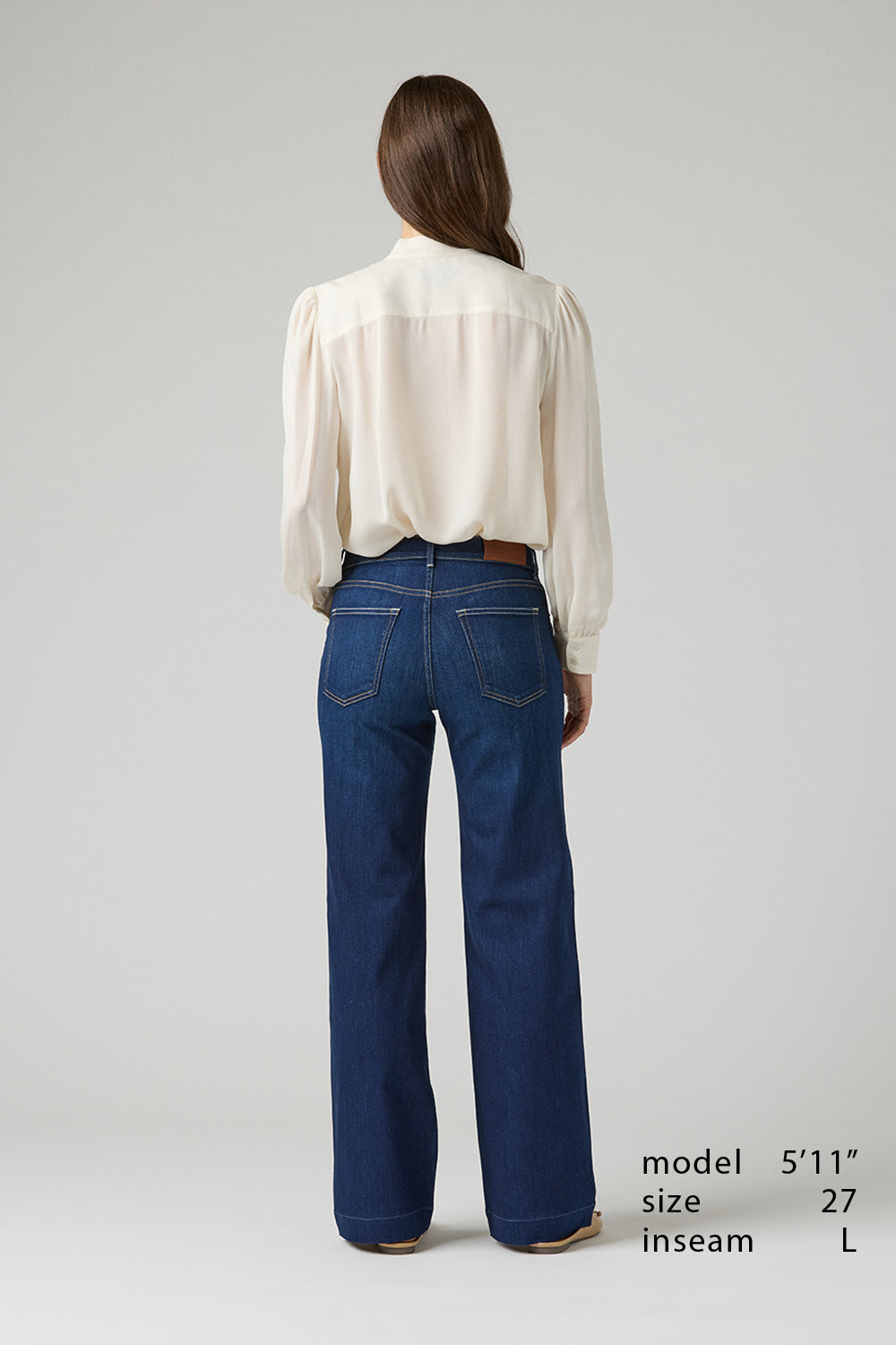 The Malibu Wide Denim  |  Deep Sapphire
