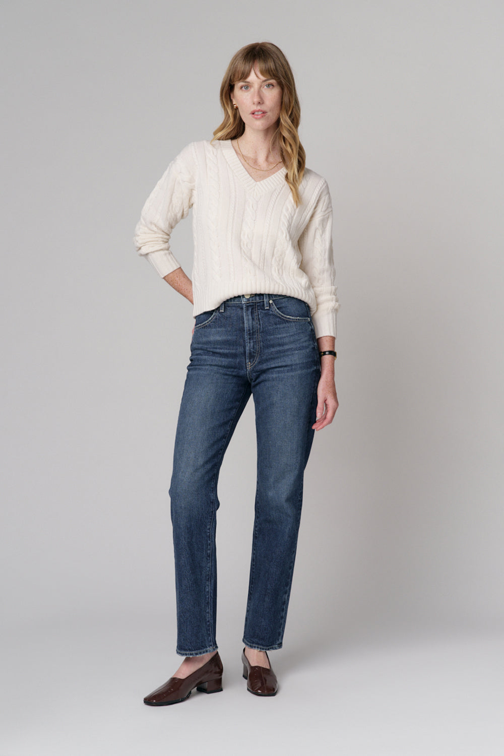 The Ana Classic Straight Denim  |  Twilight