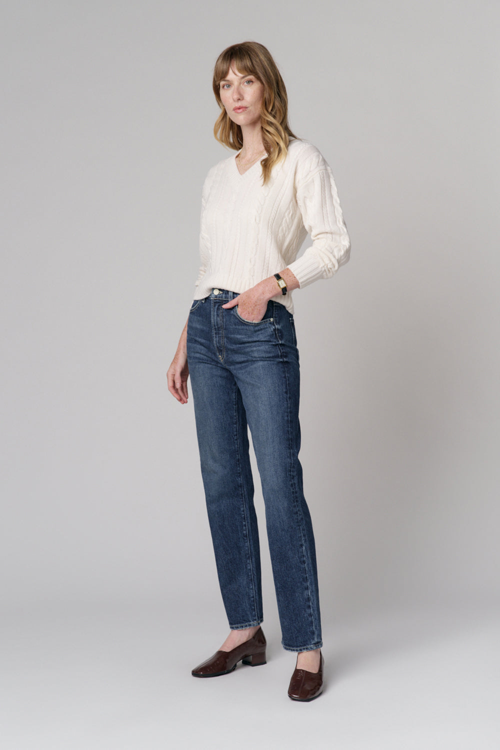 The Ana Classic Straight Denim  |  Twilight