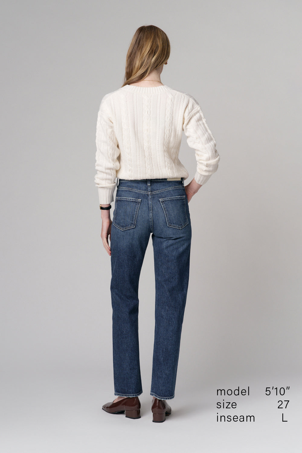 The Ana Classic Straight Denim  |  Twilight