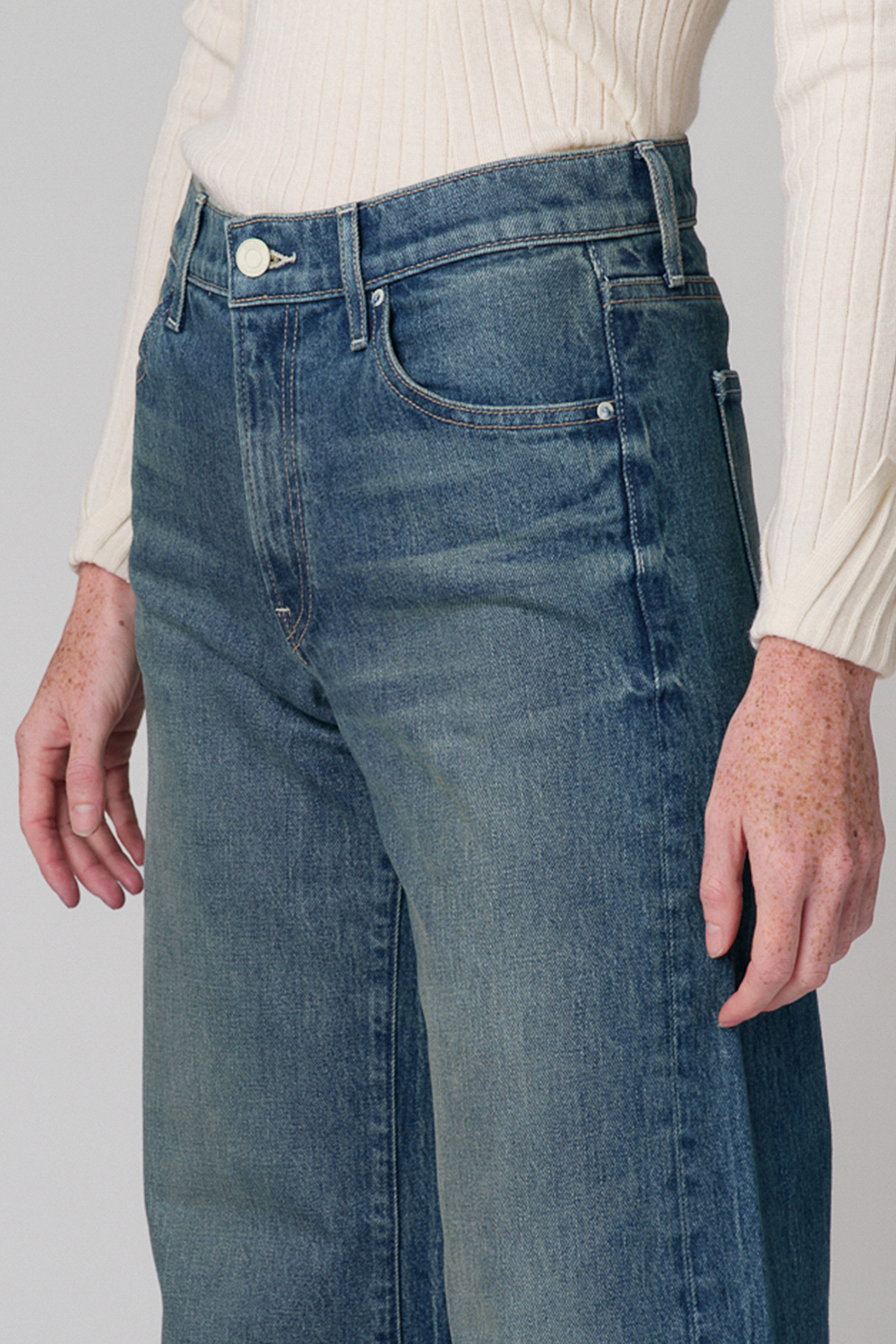 The Ana Classic Straight Denim  |  Summer Rain