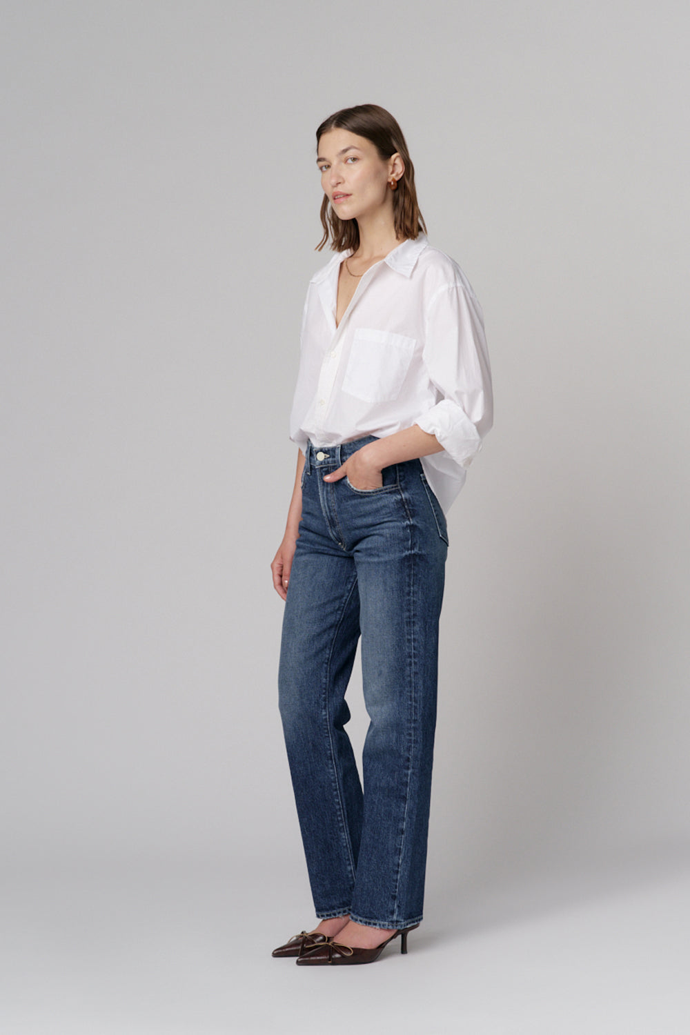 The Ana Classic Straight Denim  |  Twilight