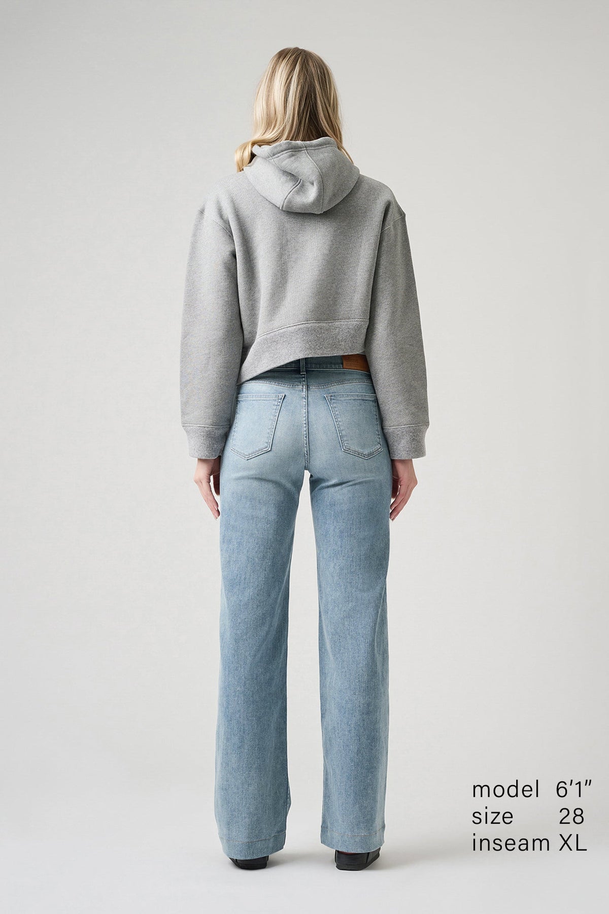 The Malibu Wide Denim  |  Pebble