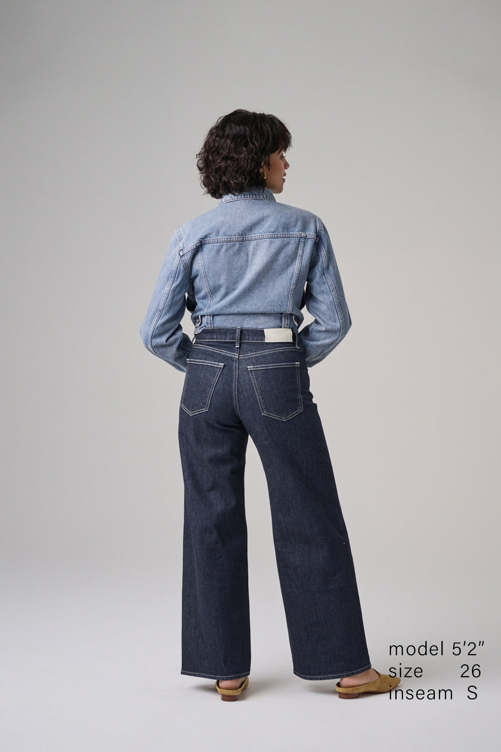 The Hermosa Wide Denim  |  Deep Indigo