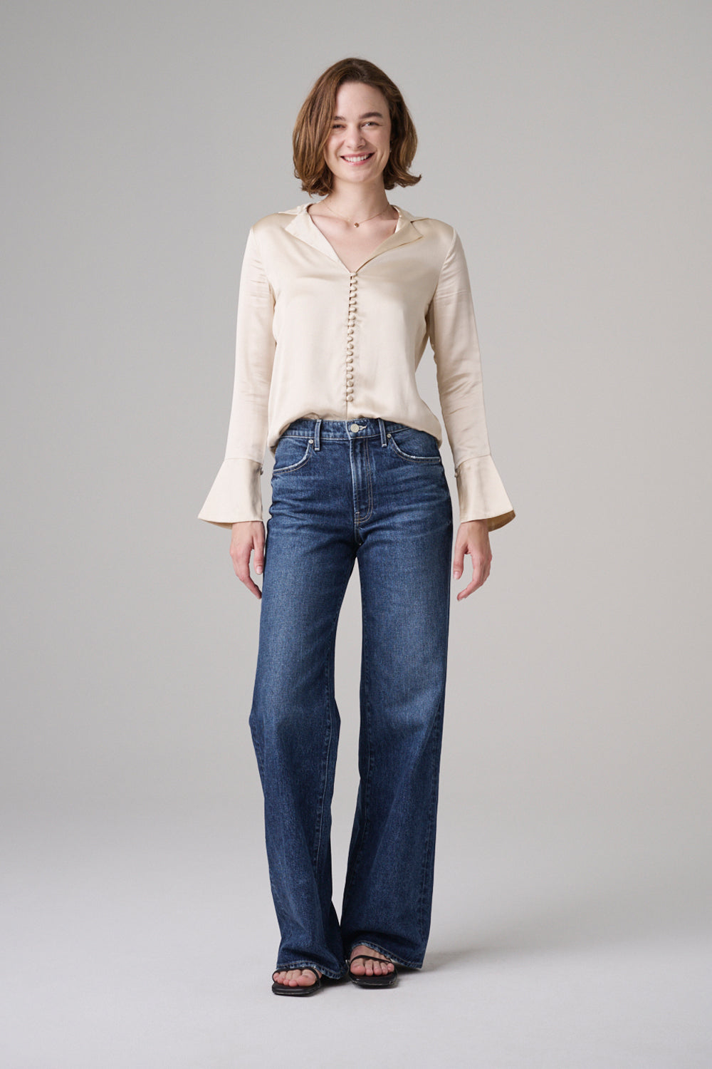 The Hermosa Wide Denim  |  Twilight