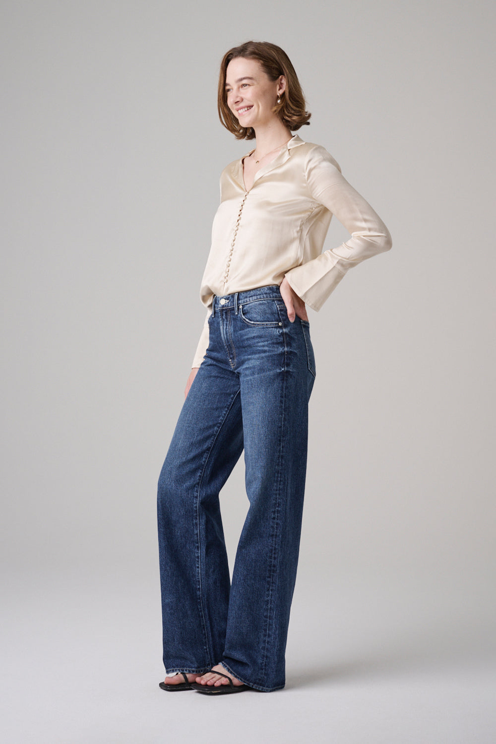 The Hermosa Wide Denim  |  Twilight