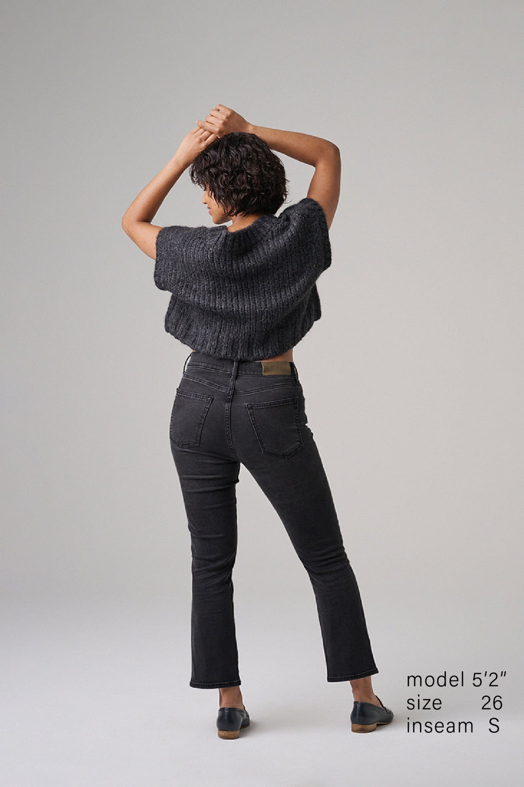 The Melrose Slim Straight Denim  |  Black Diamond