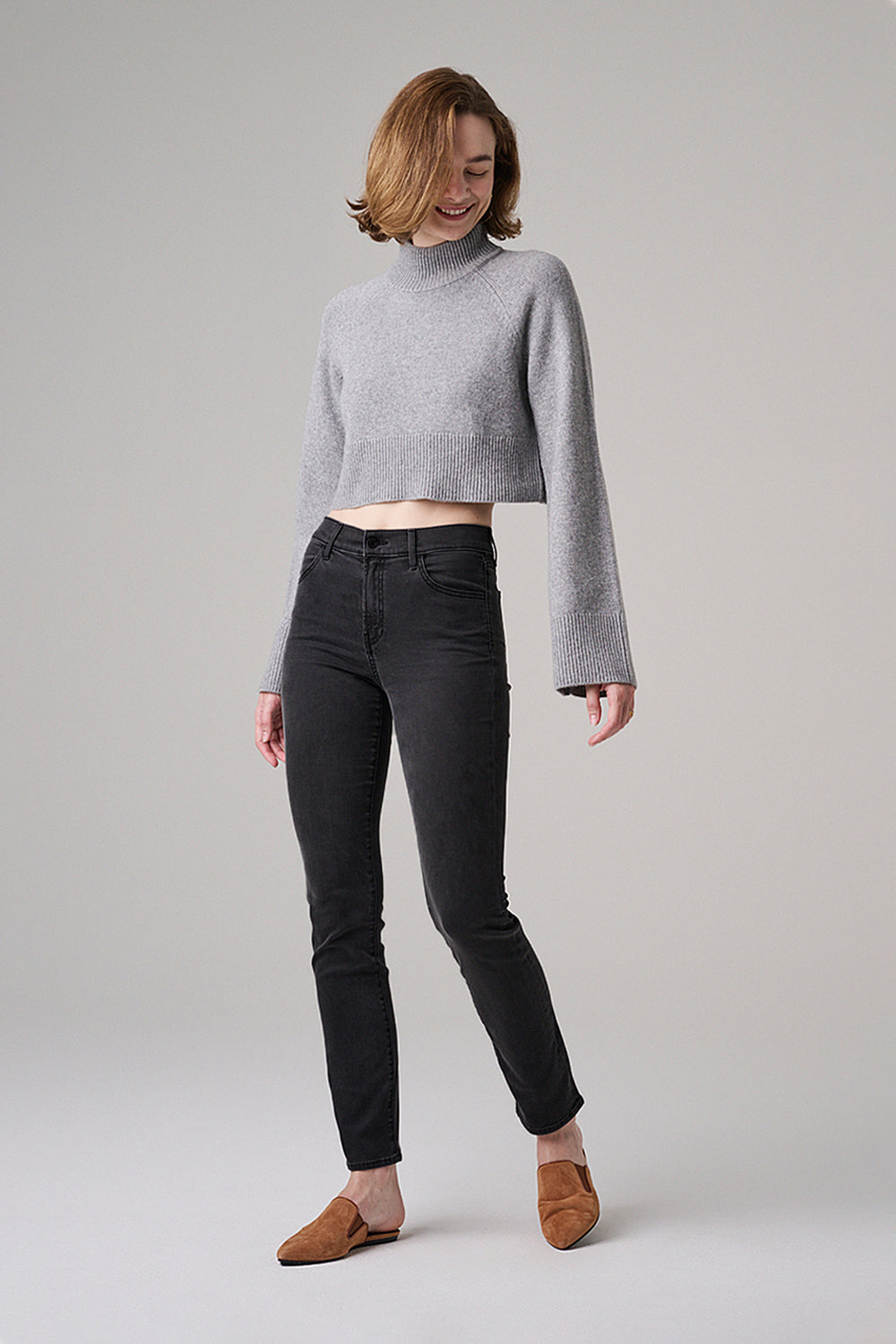 The Melrose Slim Straight Denim  |  Black Diamond