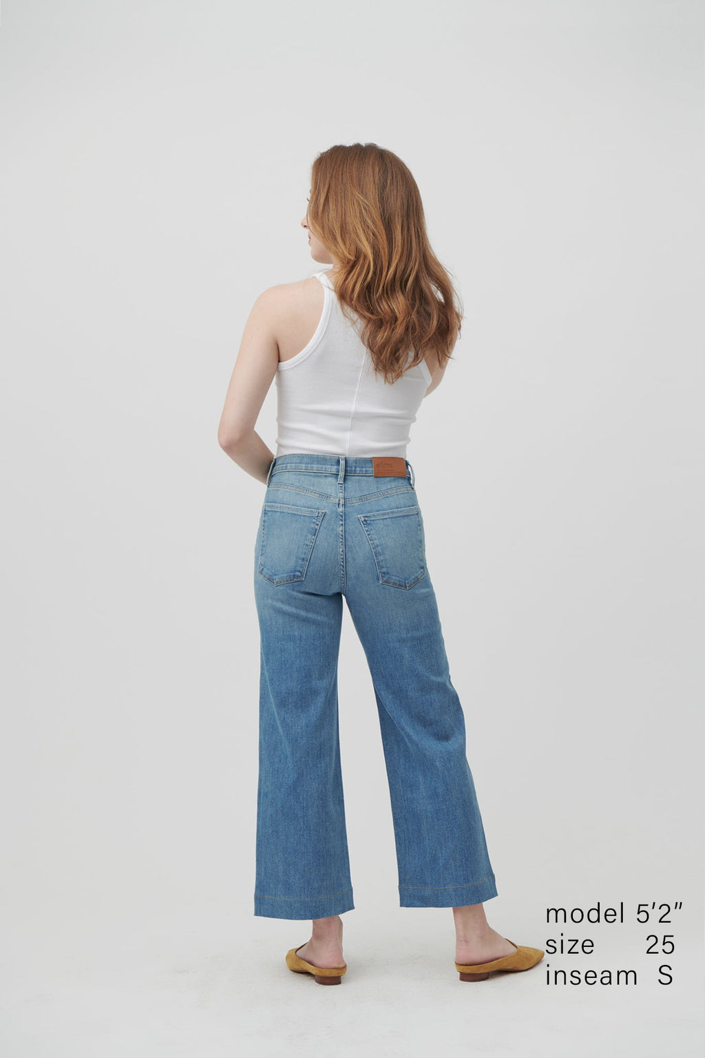 The Malibu Wide Denim Cropped  |  Sun-Kissed
