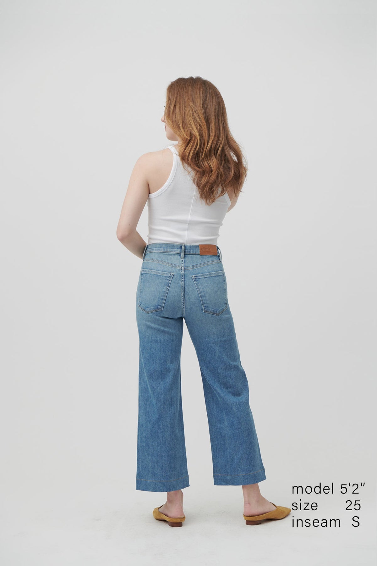 The Malibu Wide Denim Cropped  |  Sun-Kissed