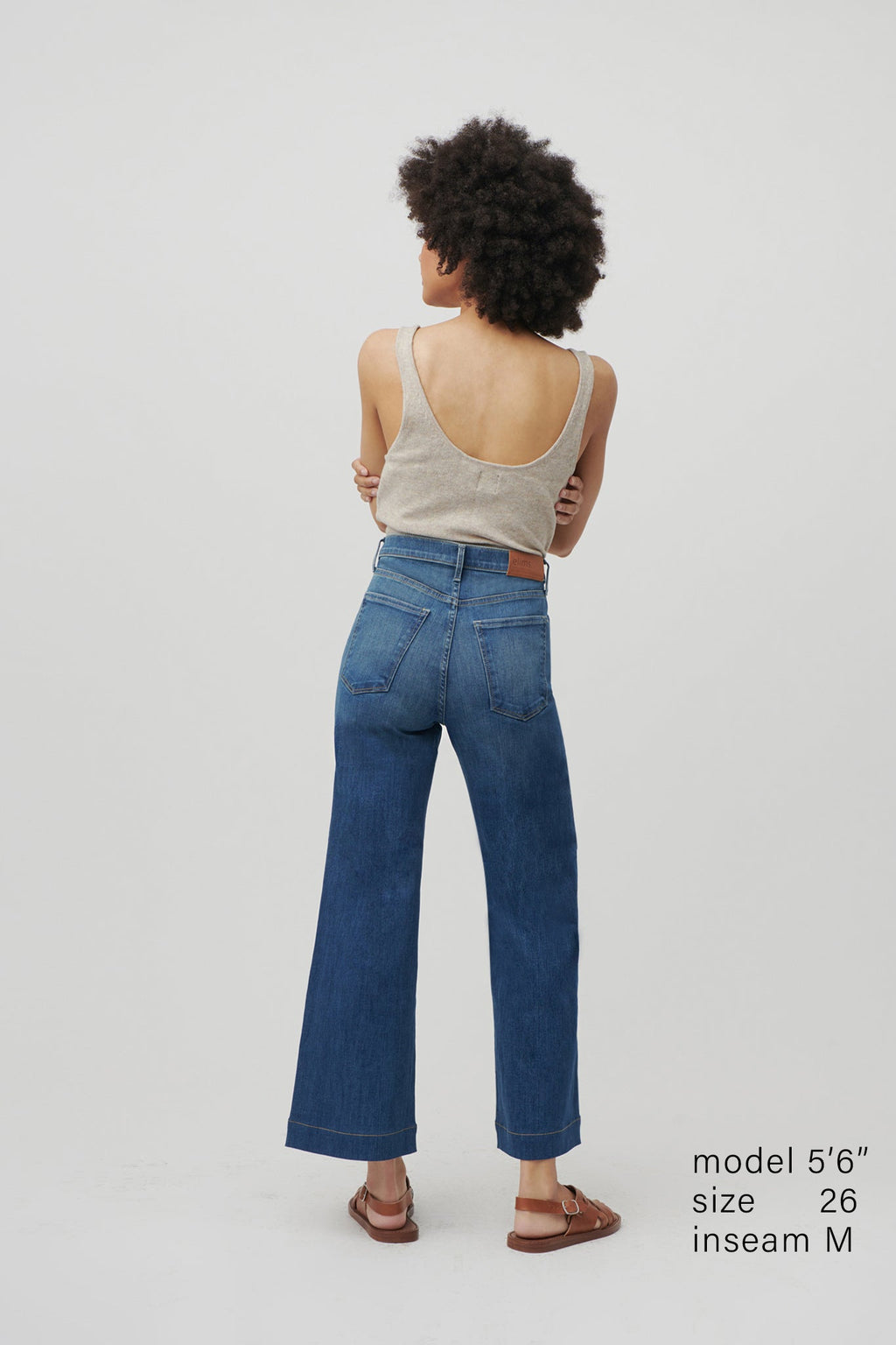 The Malibu Wide Denim Cropped  |  Moonlit Ocean
