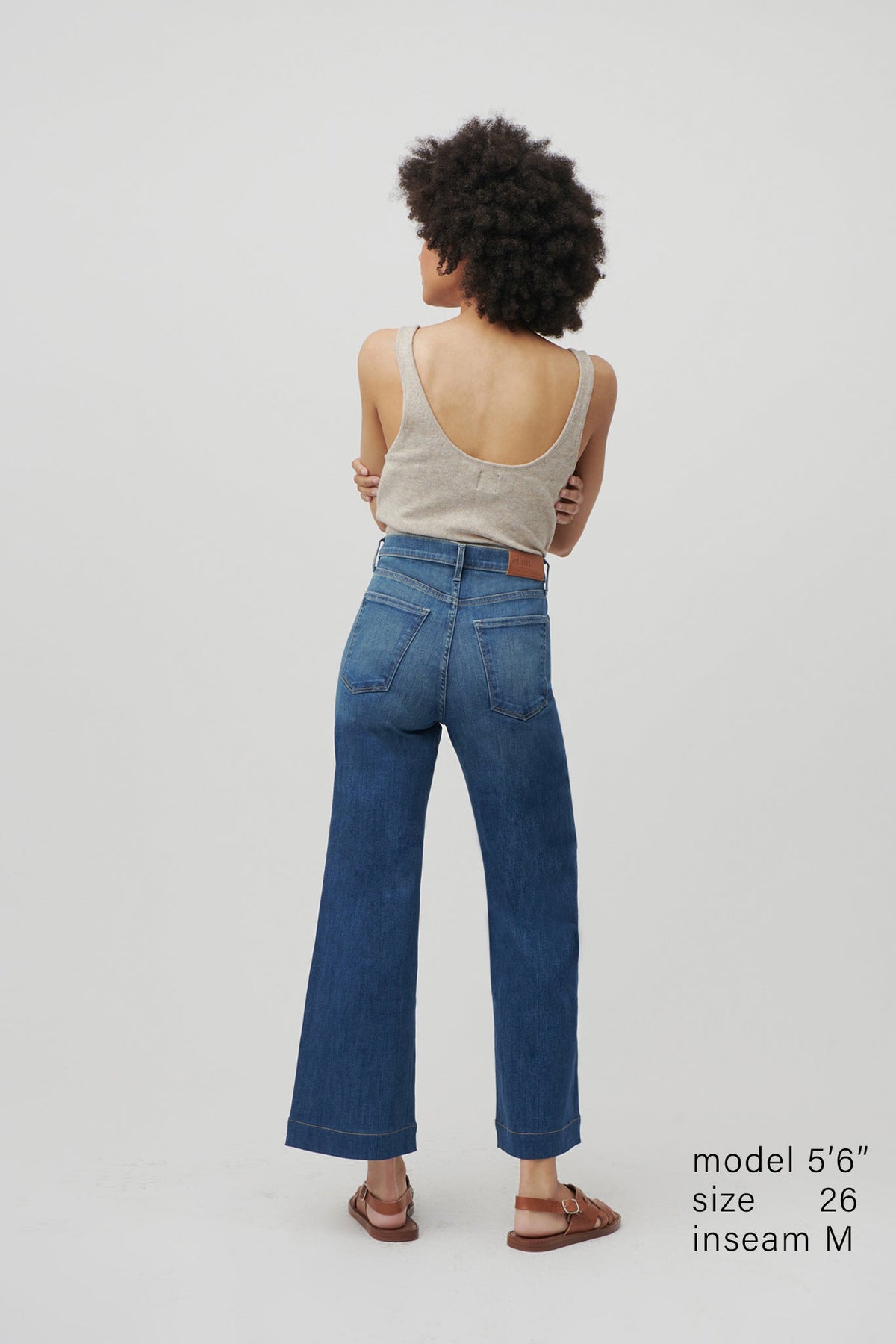 The Malibu Wide Denim Cropped  |  Moonlit Ocean