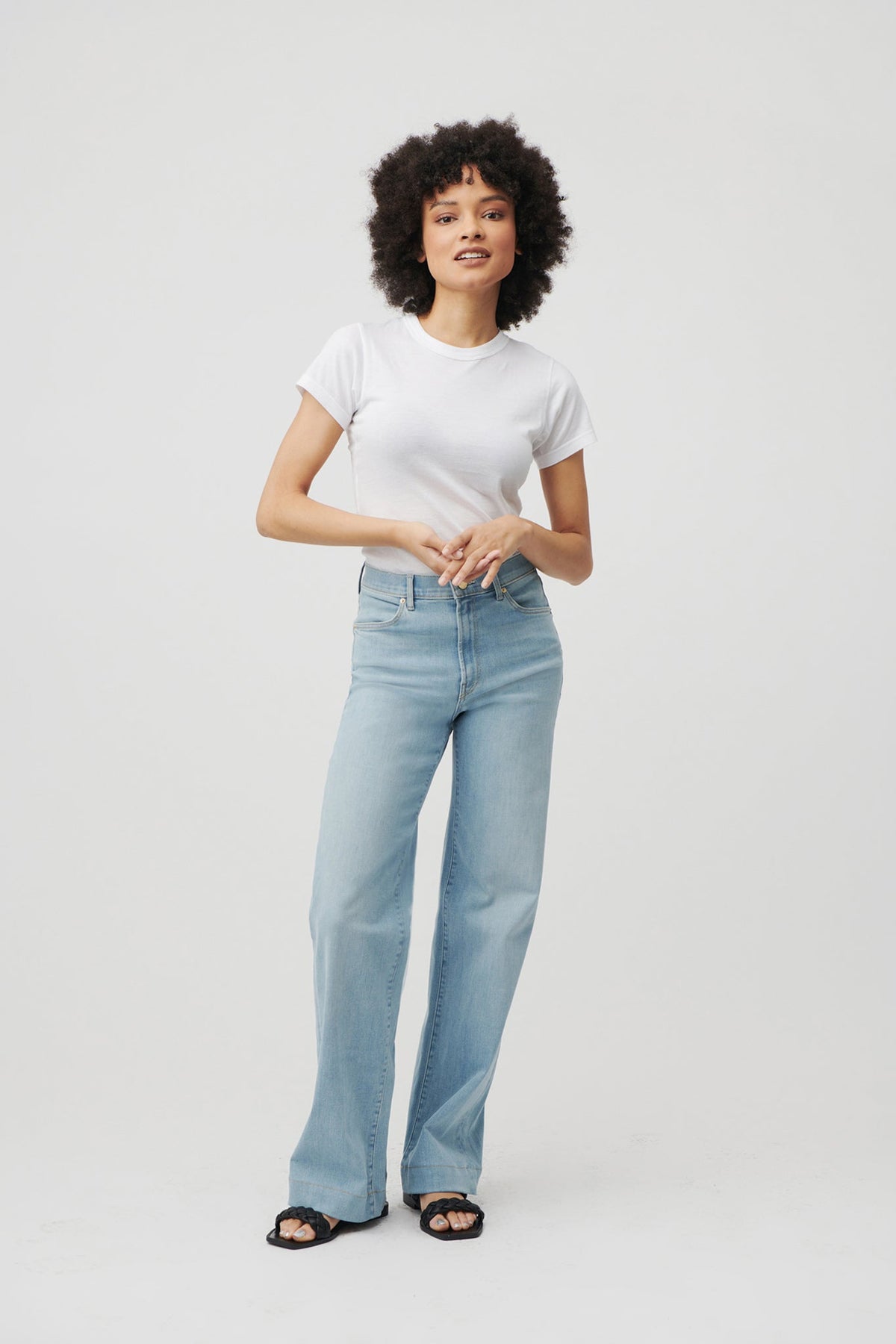 The Malibu Wide Denim  |  Cloud