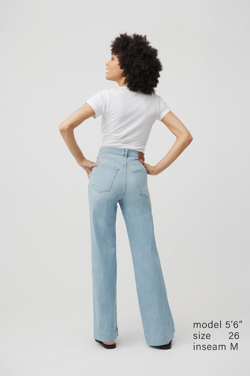 The Malibu Wide Denim  |  Cloud