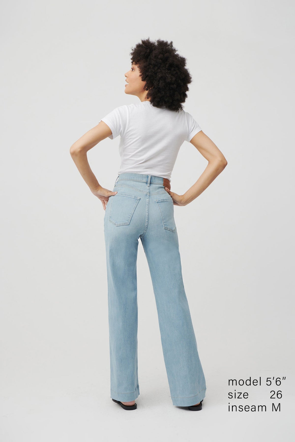 The Malibu Wide Denim  |  Cloud
