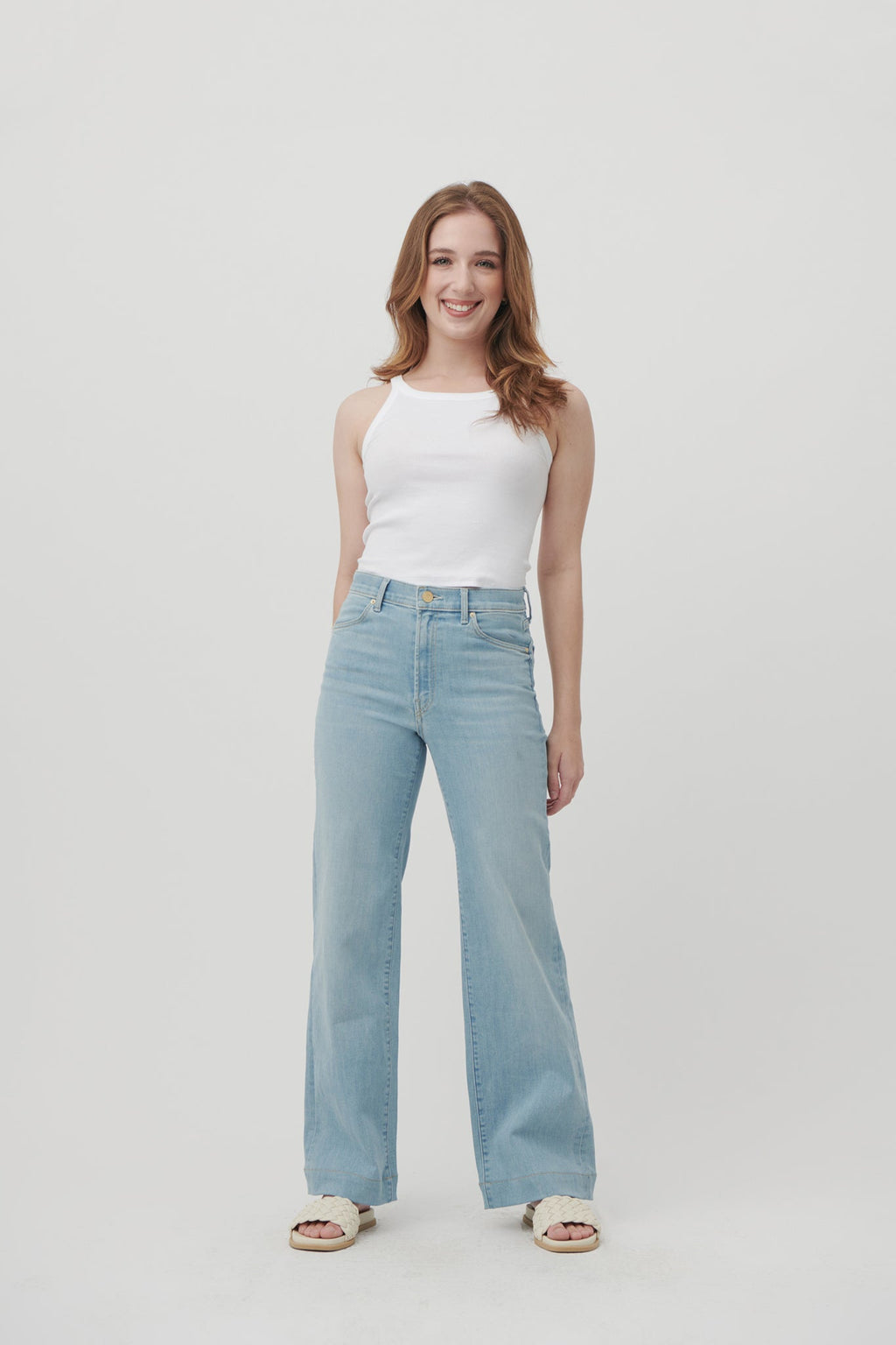 The Malibu Wide Denim  |  Cloud