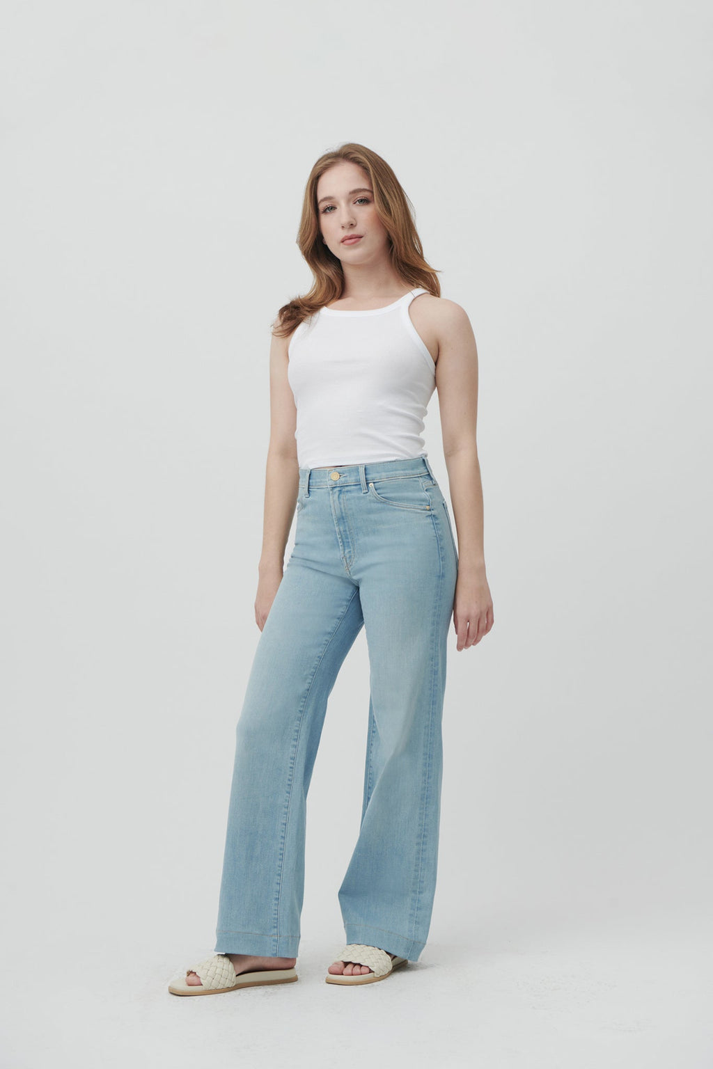 The Malibu Wide Denim  |  Cloud