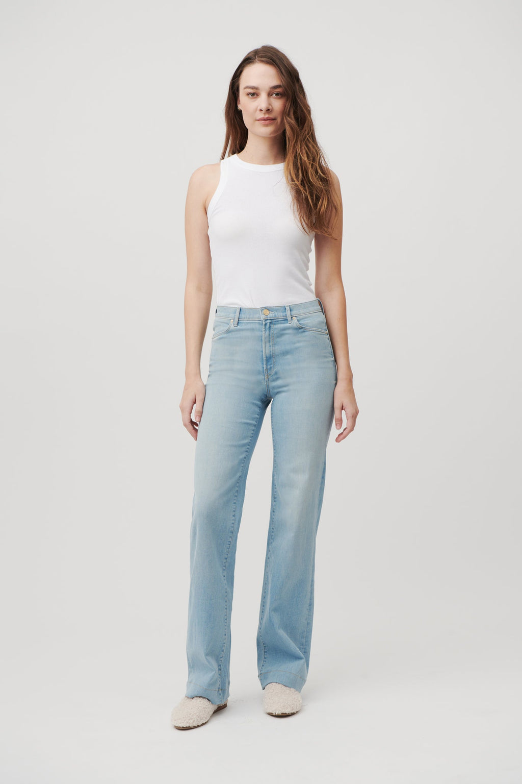 The Malibu Wide Denim  |  Cloud