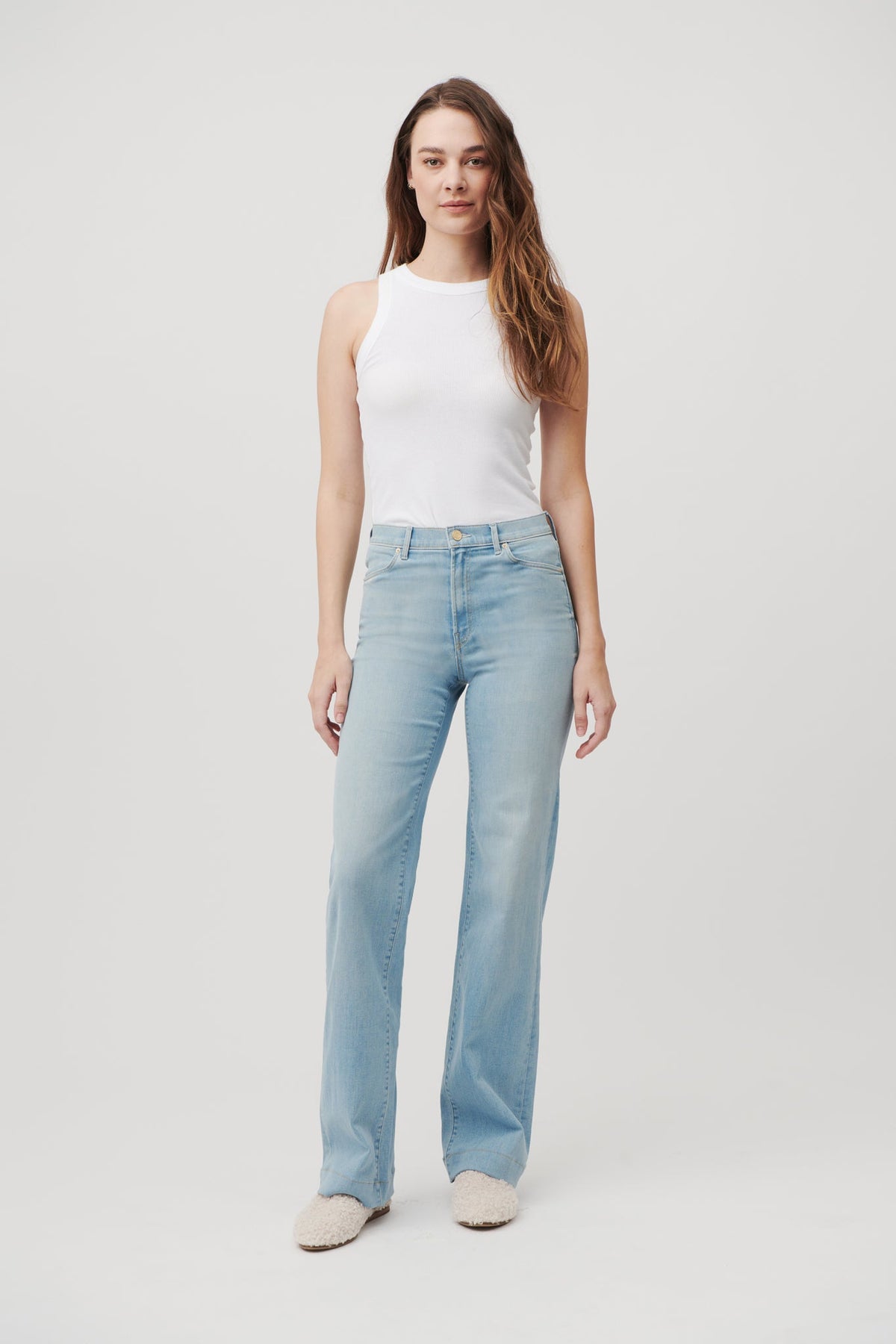 The Malibu Wide Denim  |  Cloud