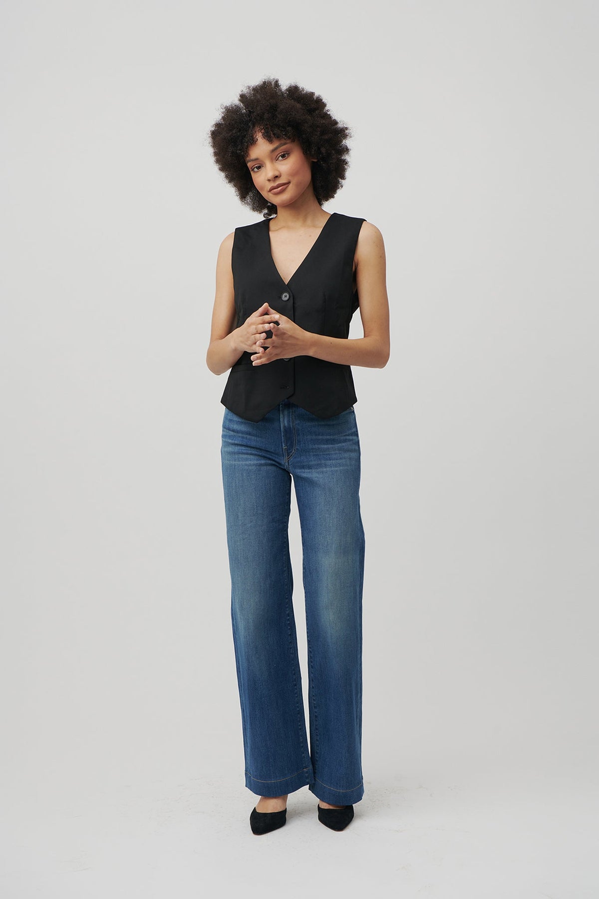 The Malibu Wide Denim  |  Moonlit Ocean