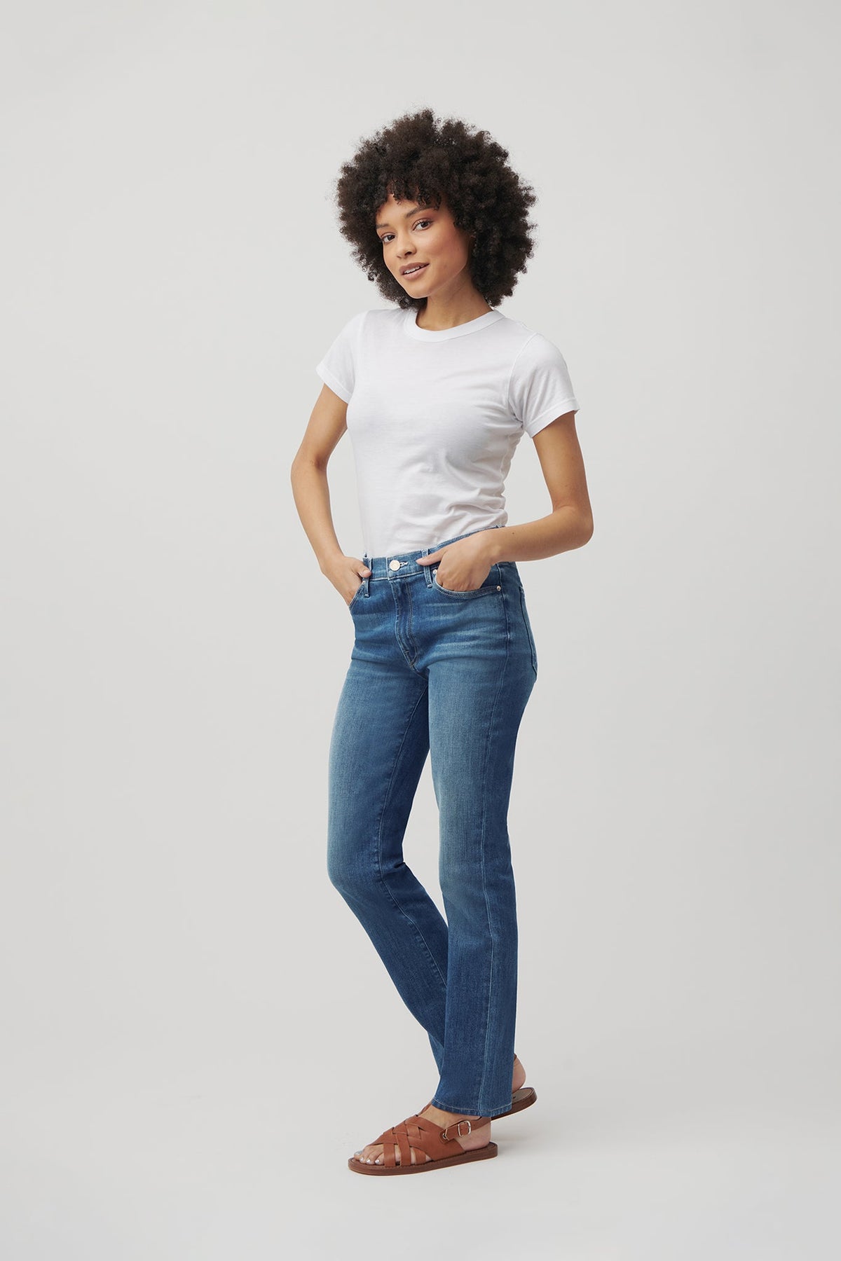 The Melrose Slim Straight Denim  |  Moonlit Ocean