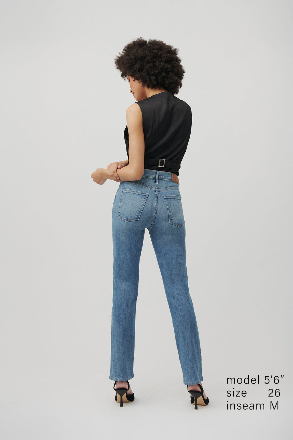 The Melrose Slim Straight Denim  |  Sun-Kissed