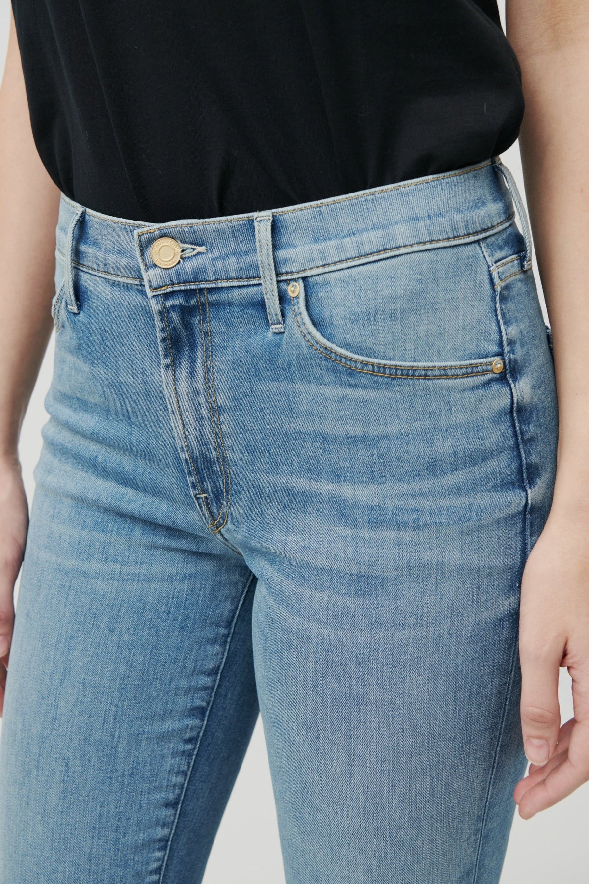 The Melrose Slim Straight Denim  |  Sun-Kissed