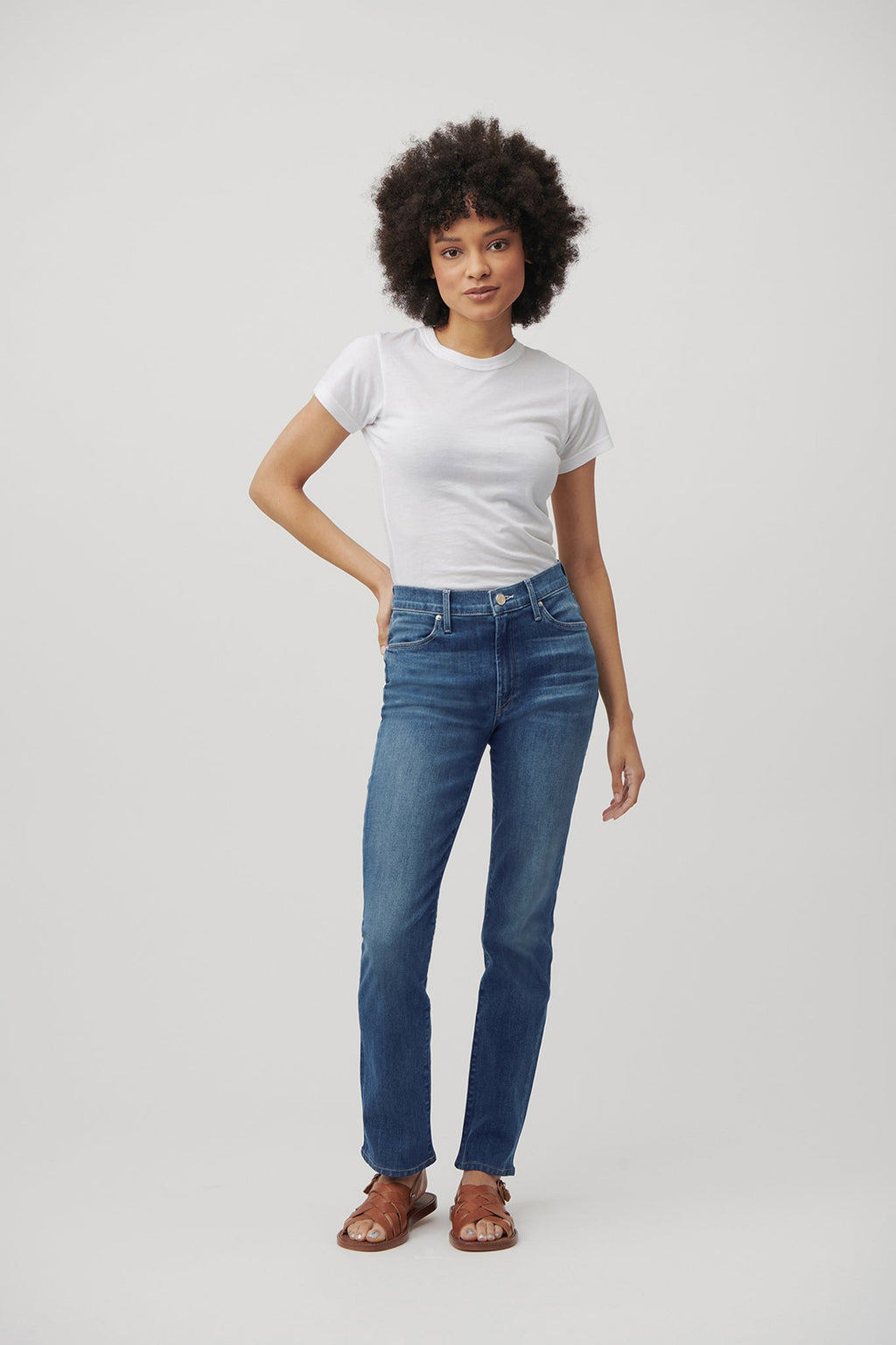 The Melrose Slim Straight Denim  |  Moonlit Ocean