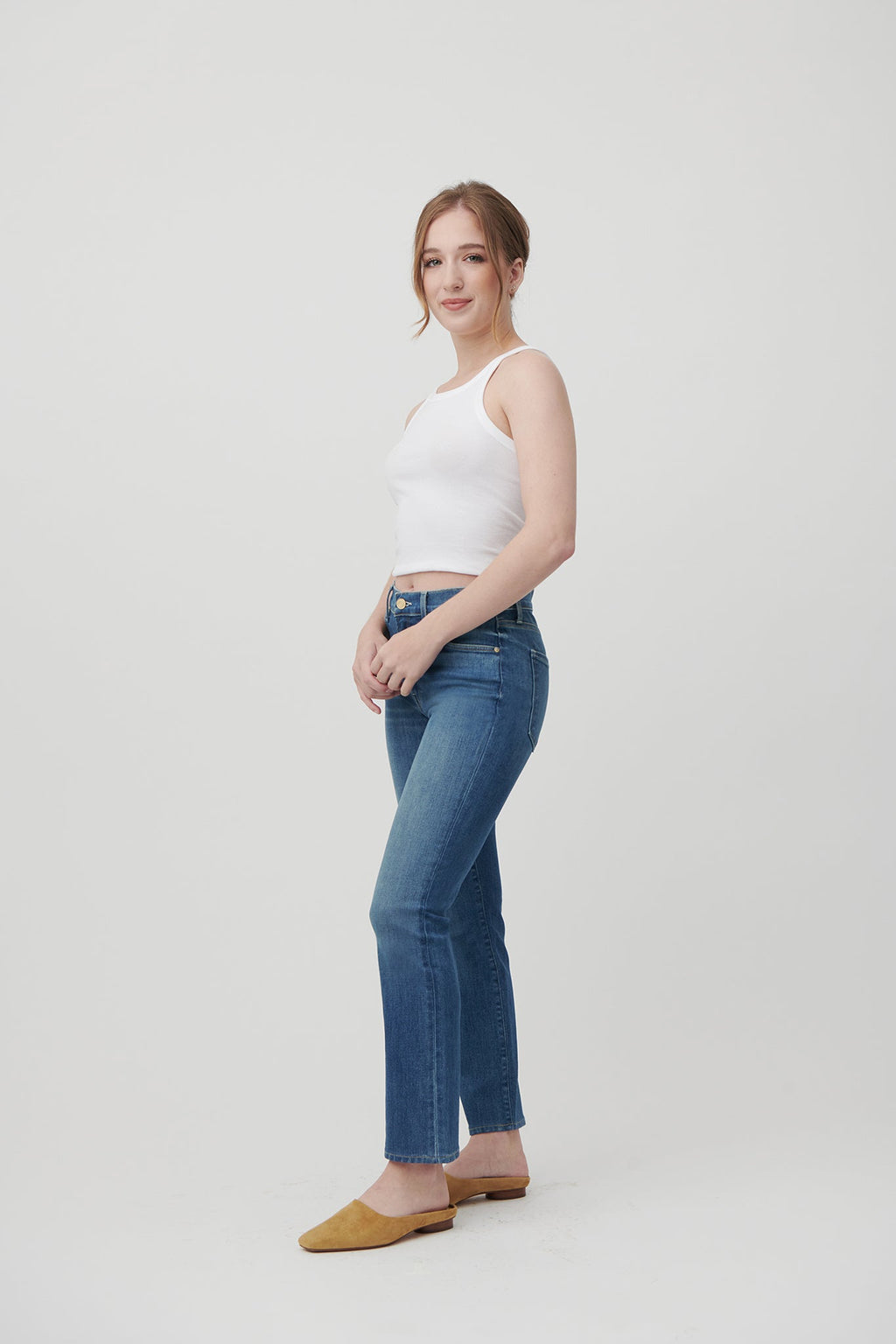 The Melrose Slim Straight Denim  |  Moonlit Ocean