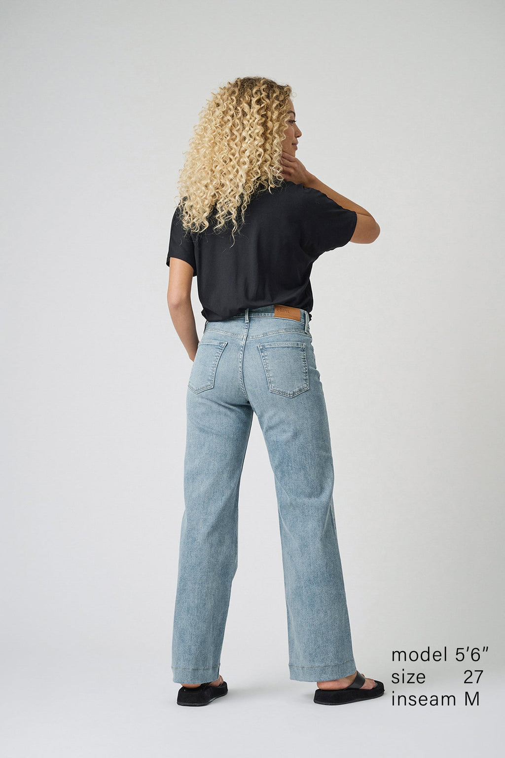 The Malibu Wide Denim  |  Pebble