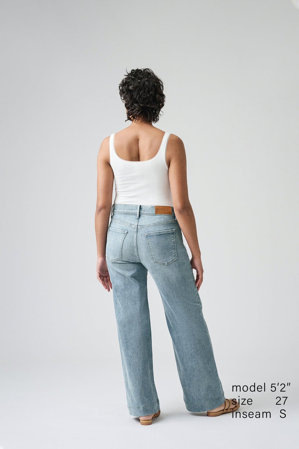 The Malibu Wide Denim  |  Pebble