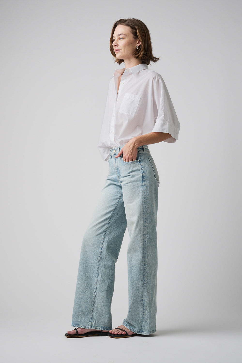 The Hermosa Wide Denim  |  Sunrise