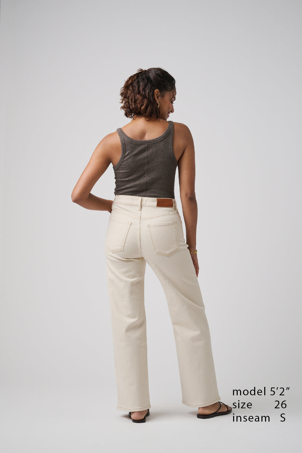 The Malibu Wide Denim  |  White Sand